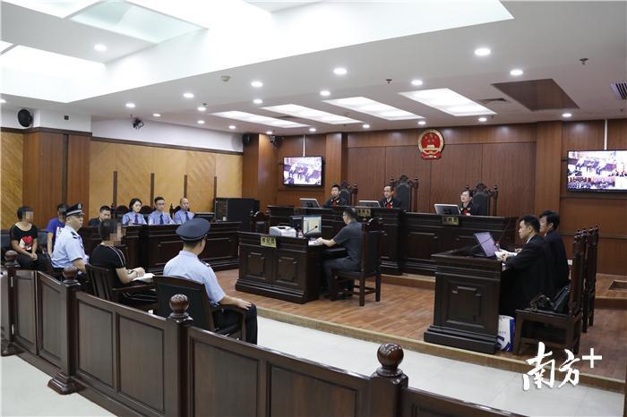 惠州法检“两长”首次同堂办案庭审现场。南方日报记者 王昌辉 摄