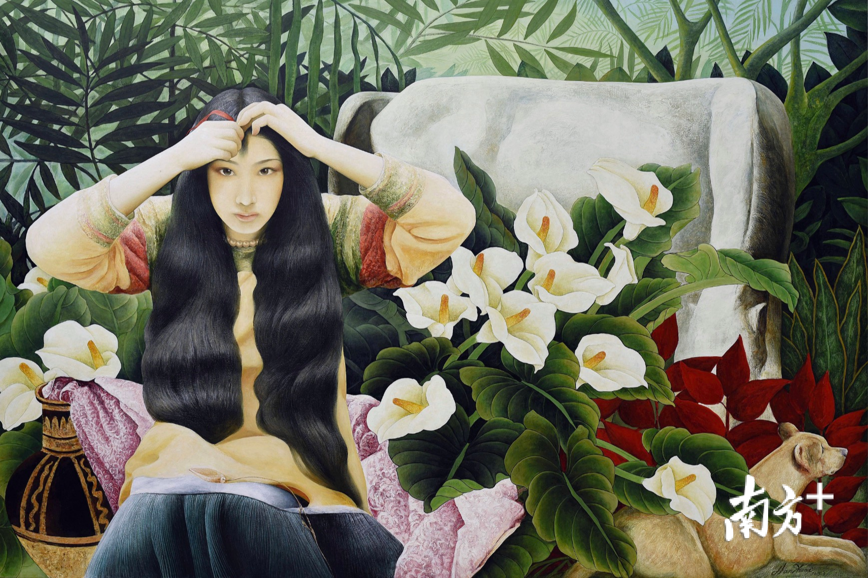 韩帅作品《丛林深处是我家》。 韩帅作品《丛林深处是我家》。