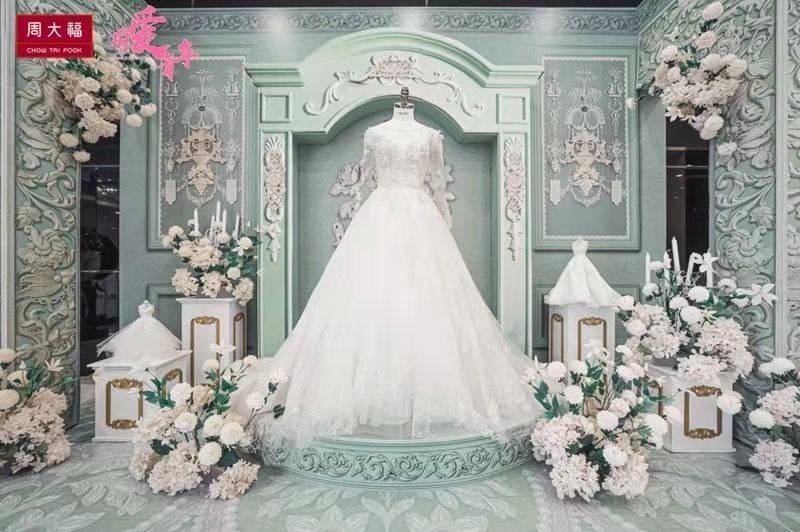 法式唯美展示区。周大福珠宝文化中心供图 法式唯美展示区。周大福珠宝文化中心供图