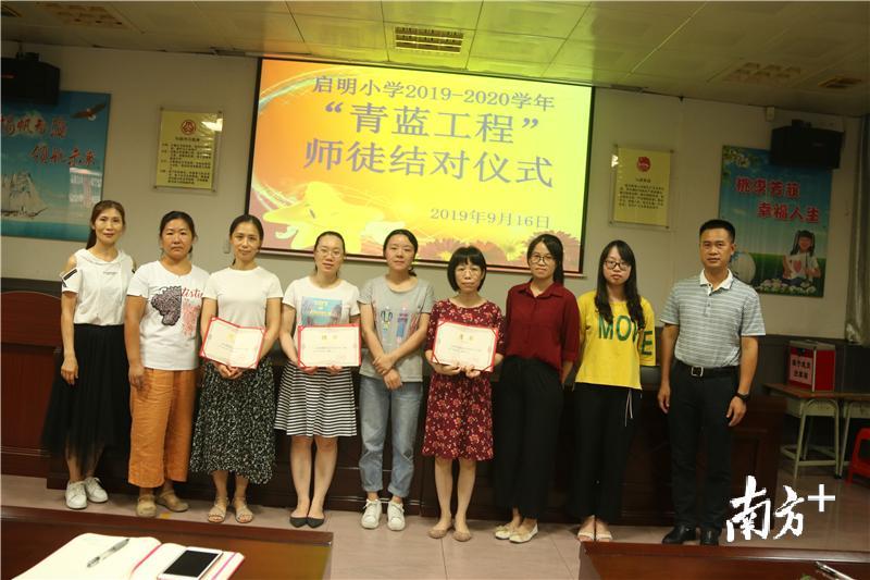 英语科组师徒合照