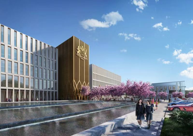 广州斐特思公学项目建成效果图