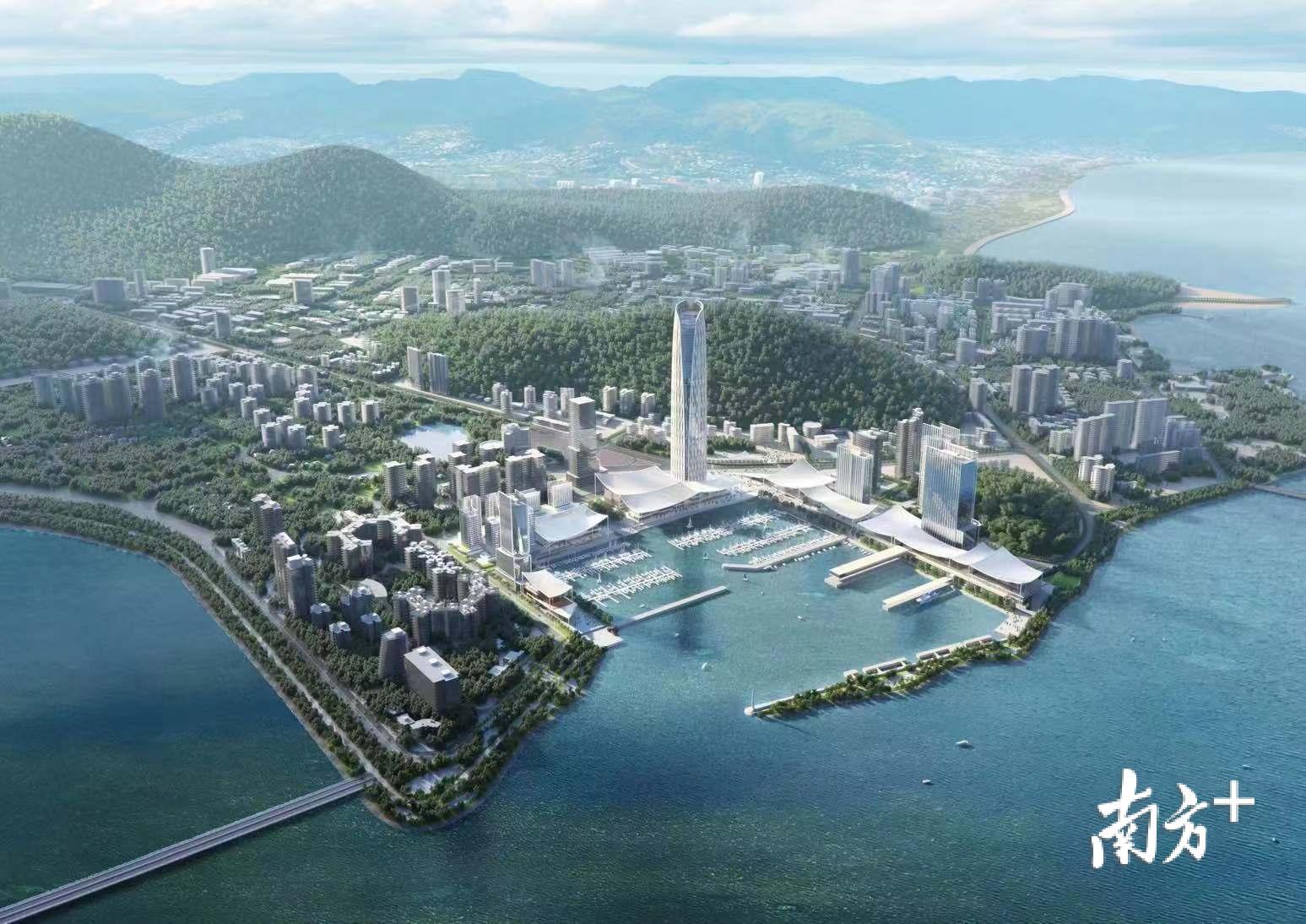 九洲湾片区建筑设计方案规划图 九洲湾片区建筑设计方案规划图