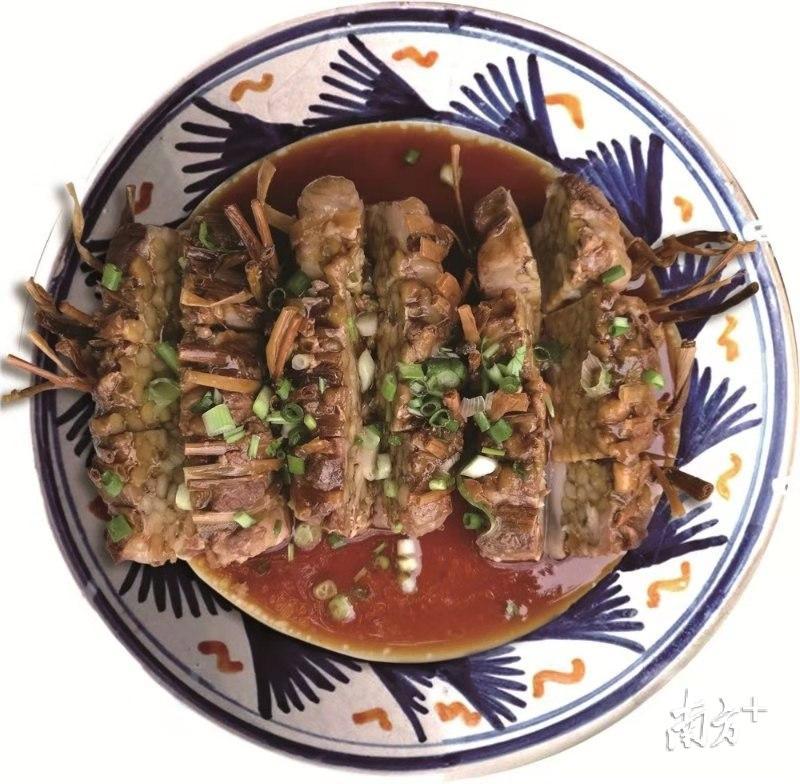 三水特色美食&nbsp;禾杆盖珍珠。资料图片