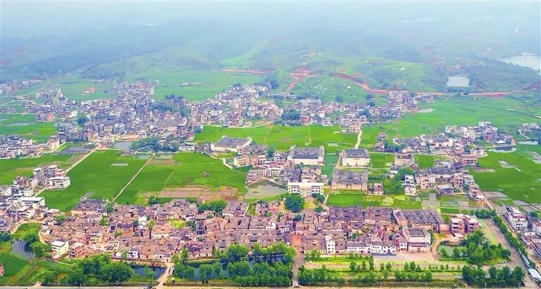 林寨航拍图。黄赞福 摄 林寨航拍图。黄赞福 摄