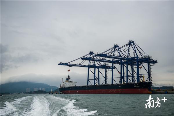 今天的惠州港正加速迈向“亿吨大港”。南方日报记者王昌辉 摄 今天的惠州港正加速迈向“亿吨大港”。南方日报记者王昌辉 摄