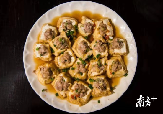 秘制客家豆腐。 秘制客家豆腐。