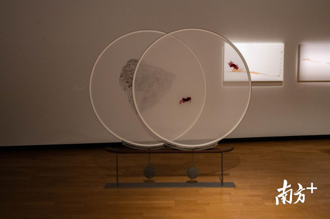 卢志荣《世外》——「戏石屏风」展品