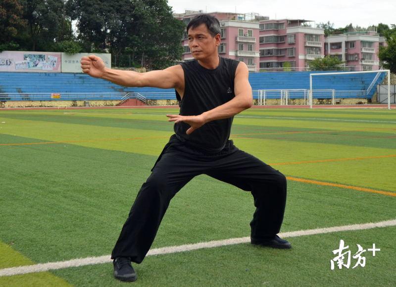 寻找江门武林高手⑦蔡李佛拳陈忠杰隐身警察队伍的名拳传承人