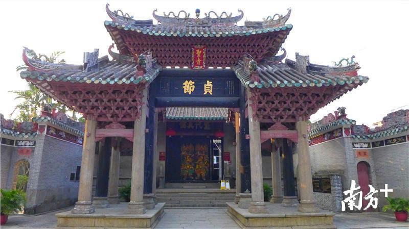 修缮中的陈白沙祠暂不对外开放。李霭莹 摄