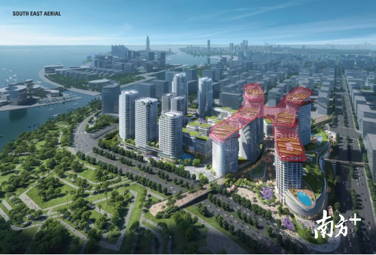 紫光芯云产业城(一期)项目效果图 紫光芯云产业城(一期)项目效果图