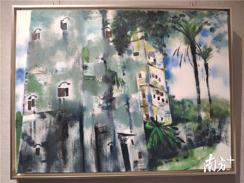 作品《碉楼印象》。