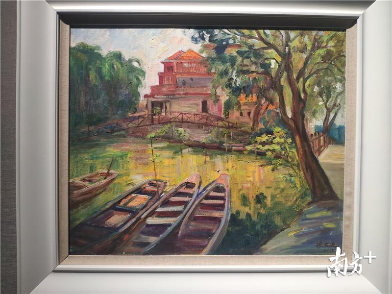 作品《古劳水乡》。