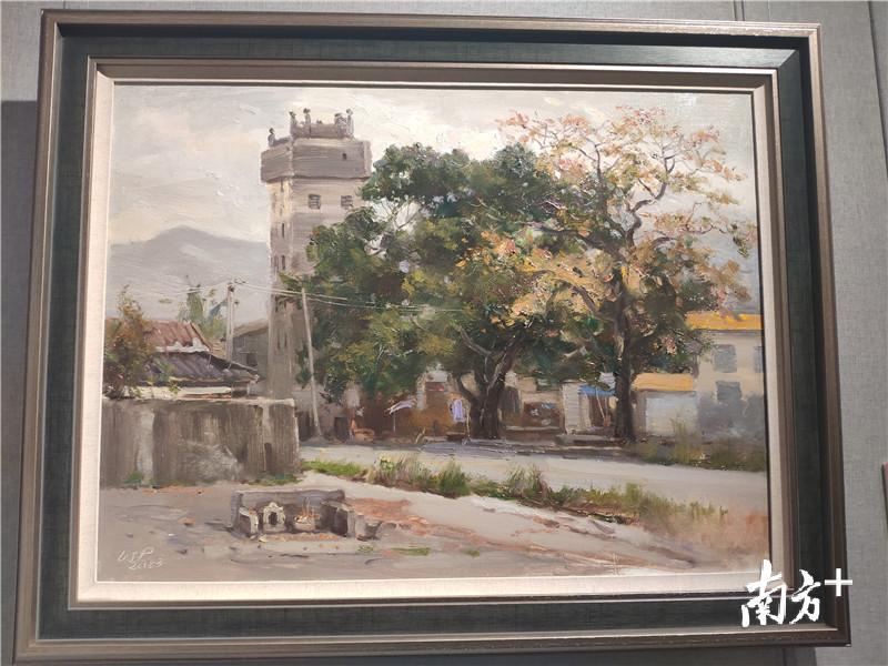 作品《拜石檀》。