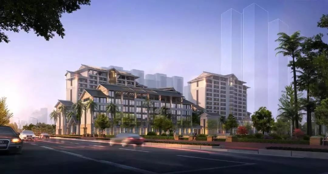 养老公寓一号楼效果图 养老公寓一号楼效果图