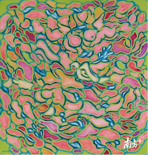 叶向明油画作品《吉祥》