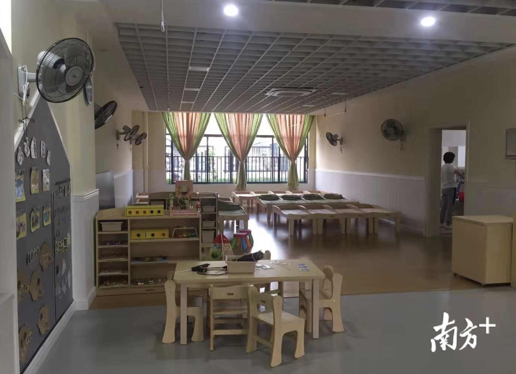 潭洲湾幼儿园崭新的课室。 欧阳少伟 摄