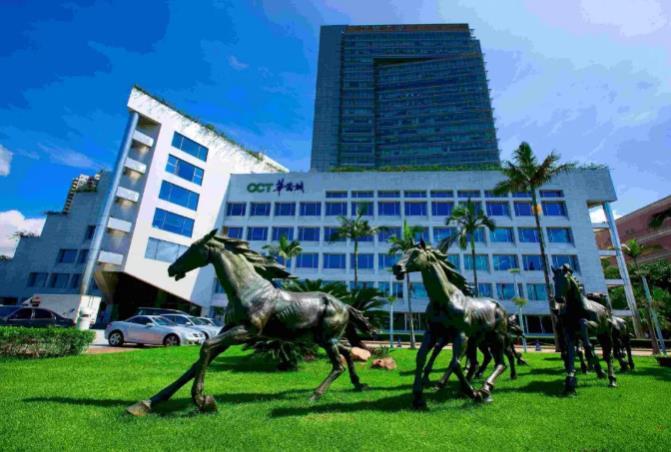 ▲华侨城总部大楼 ▲华侨城总部大楼