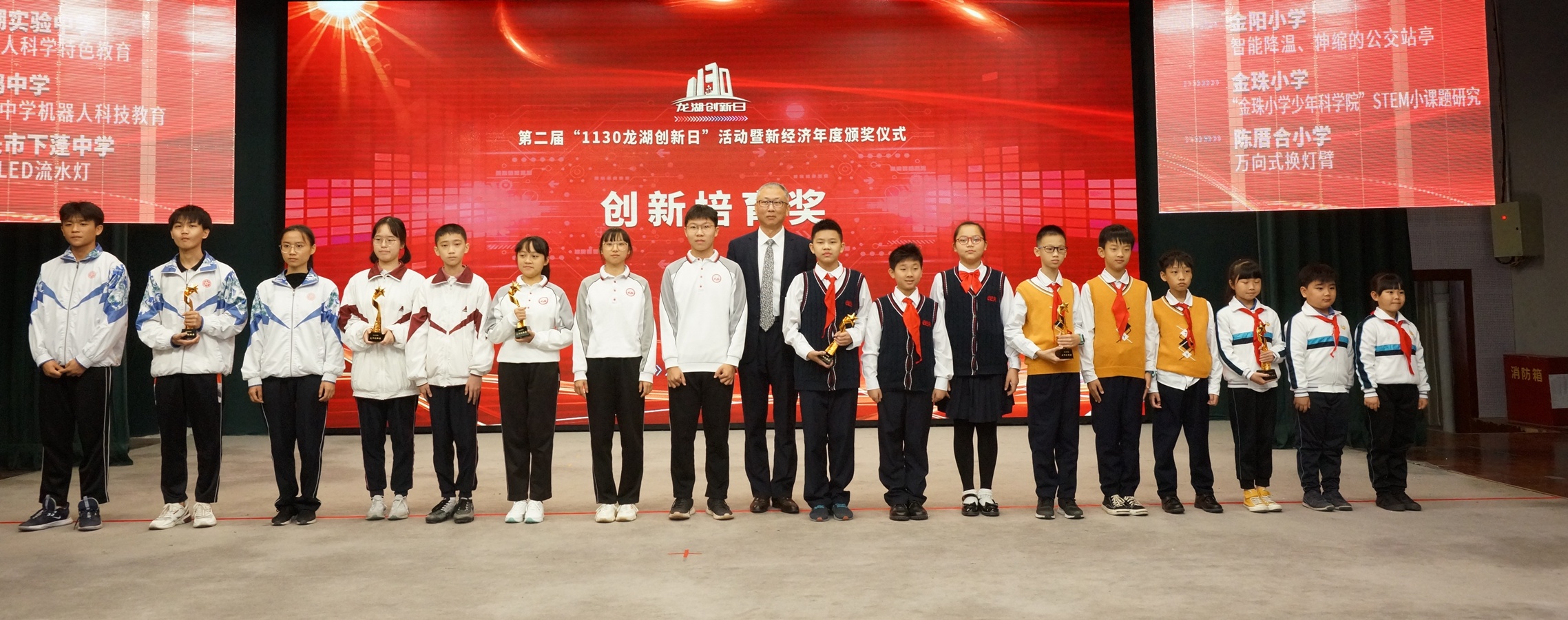 创新培育奖由一群少年儿童获得。