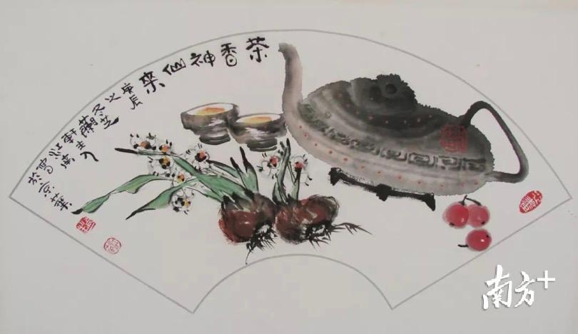 图说:华南地区书画的“十画九霉”;现象:严重红黄霉 图说:华南地区书画的“十画九霉”;现象:严重红黄霉
