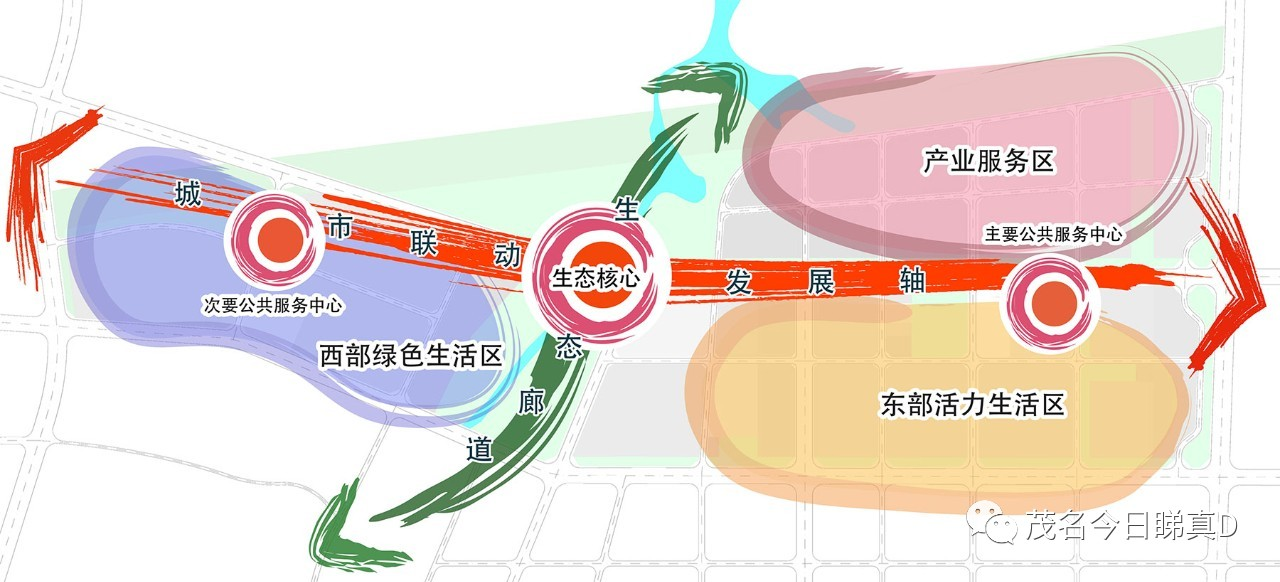 重磅!广湛高铁沿线第一个片区——茂名共青河新城北片区规划公示