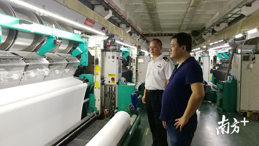 潮阳海关帮助纺织企业转型升级。朱县达 摄