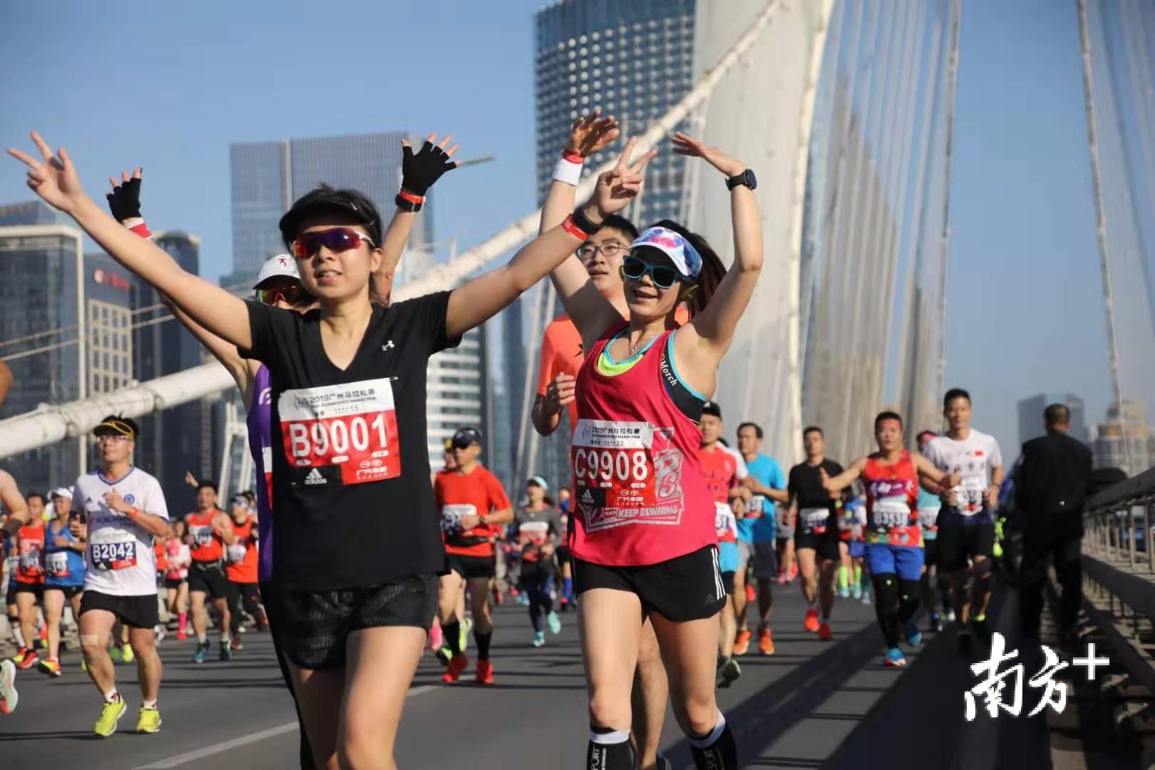 高清大图|2019广州马拉松,动感跑起来