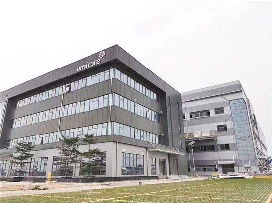 优美科项目已试产。李雨溪 摄