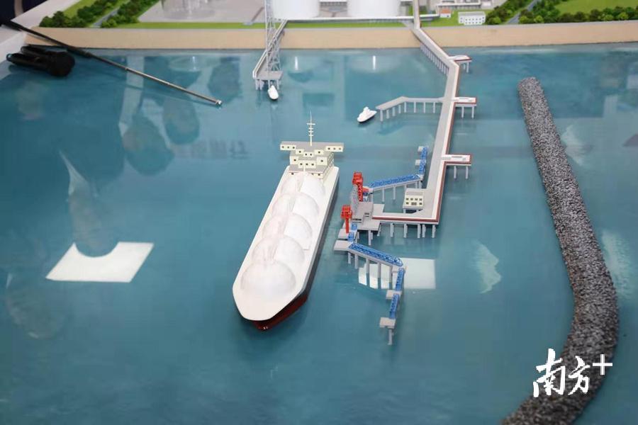 华瀛液化天然气接收站项目模型演示。