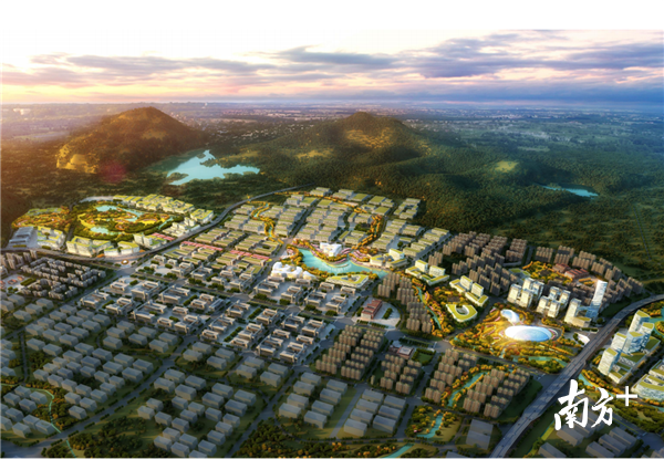 惠阳三和象岭智慧科技园规划示意图。