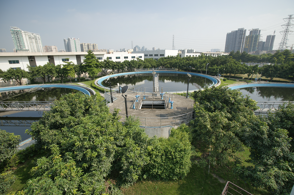 大坦沙污水处理厂。