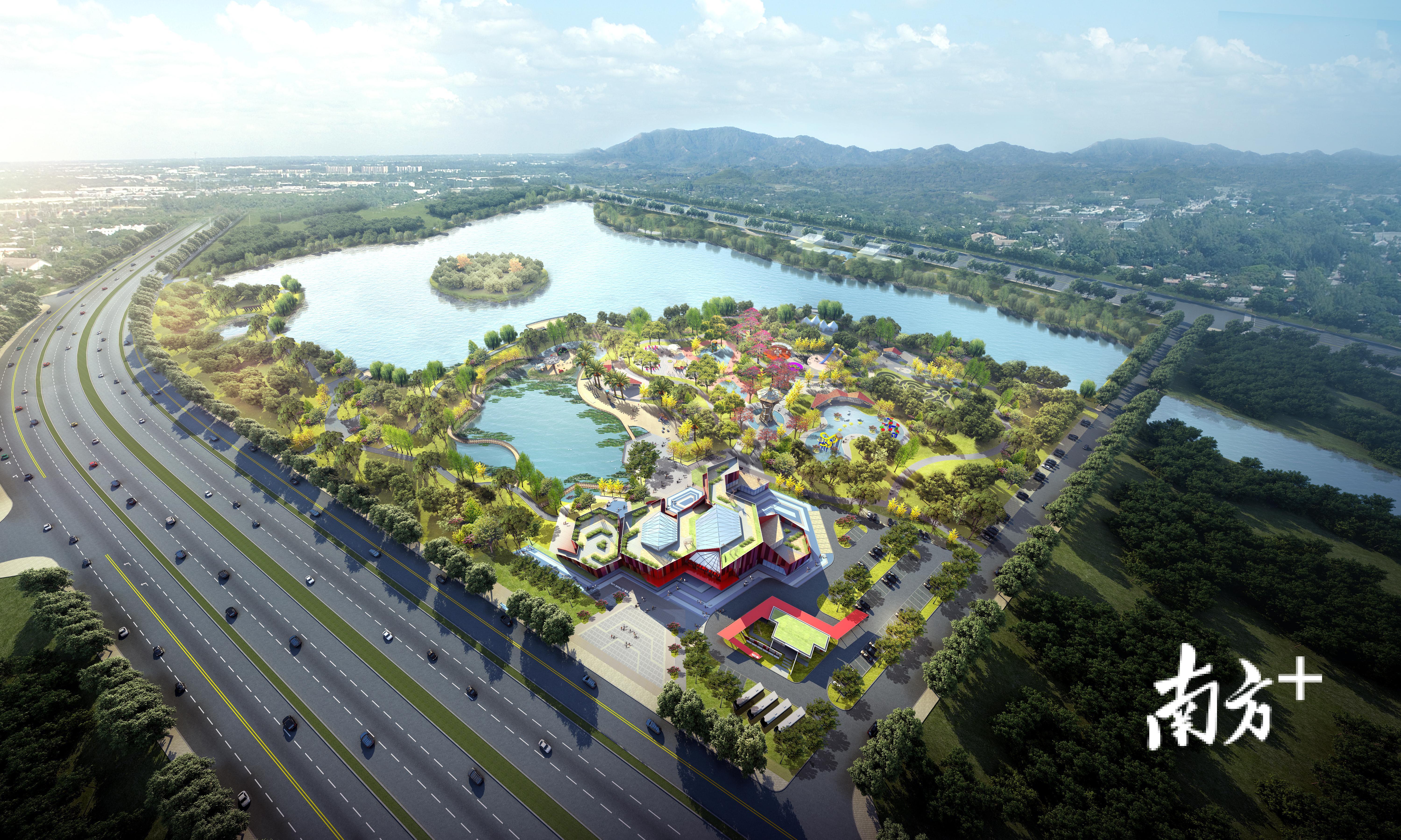 肇庆市儿童公园效果图。 肇庆市儿童公园效果图。