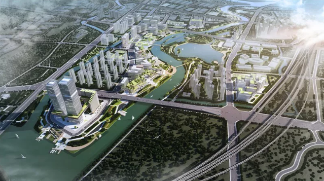 环文翰湖国际科创小镇效果图