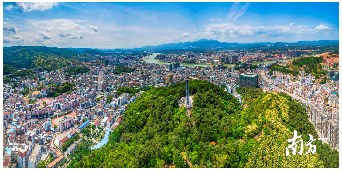 龙川县全景图片