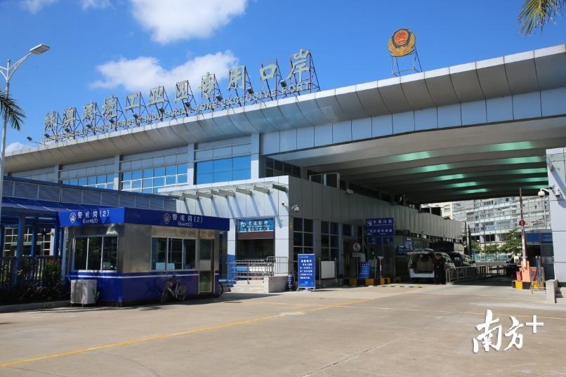 新建的跨境工业区口岸