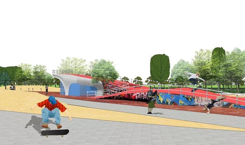 公园效果图 公园效果图