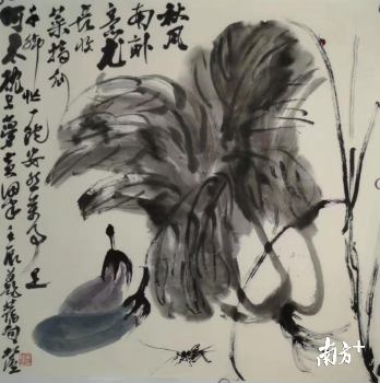 叶植盛作品《秋风南亩》。