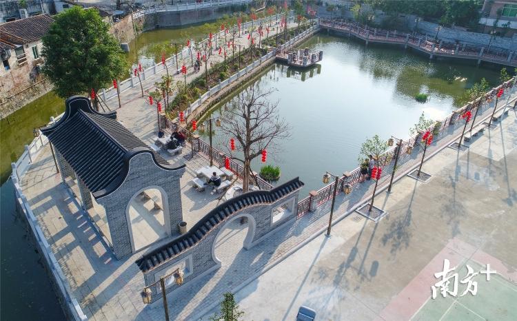 西樵简村村心公园环境得到提升。 章佳琳 摄 西樵简村村心公园环境得到提升。 章佳琳 摄