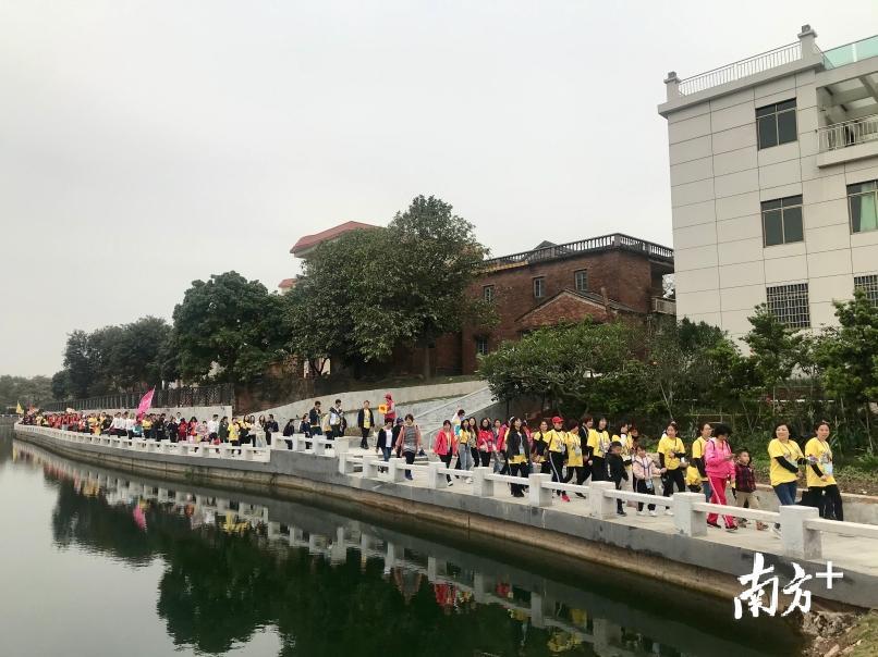 15公里一路缤纷三水白坭乡村振兴再启新征程