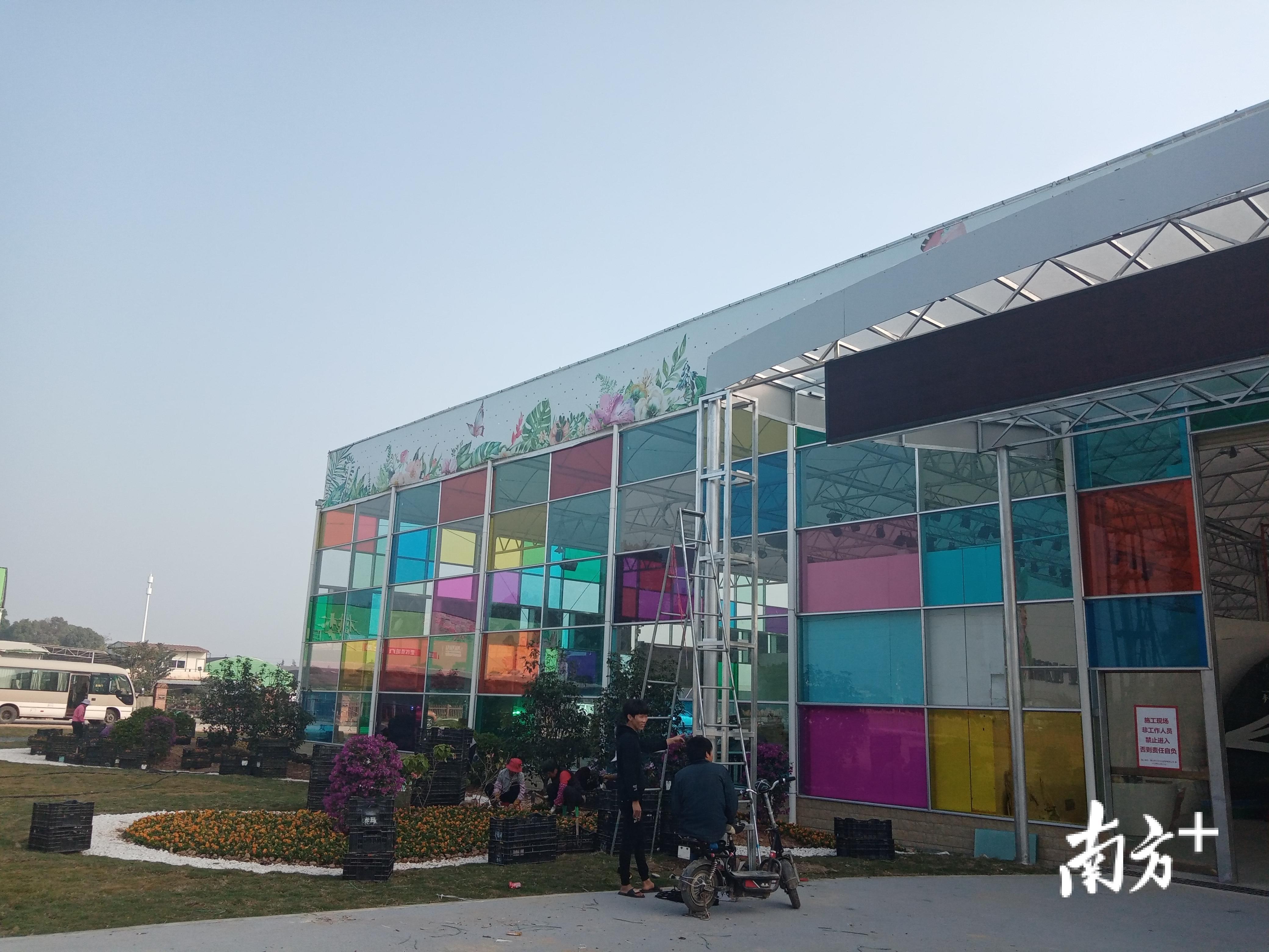 以“万花筒”为设计灵感的百合花场馆。汤晓微 摄