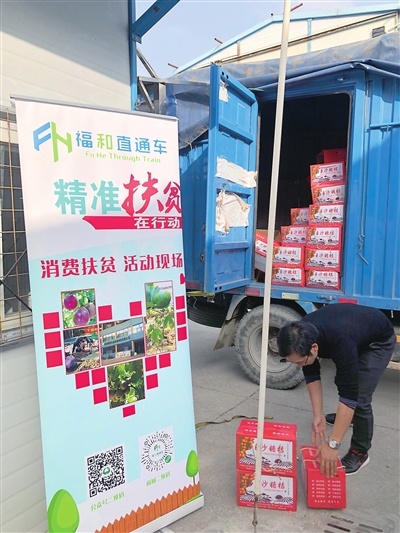 1月2日，在福田区水务局帮扶干部的推荐下，深圳嘉鸿建设工程有限公司到和平县阳明镇七窖村采购扶贫农产品沙糖桔一批。