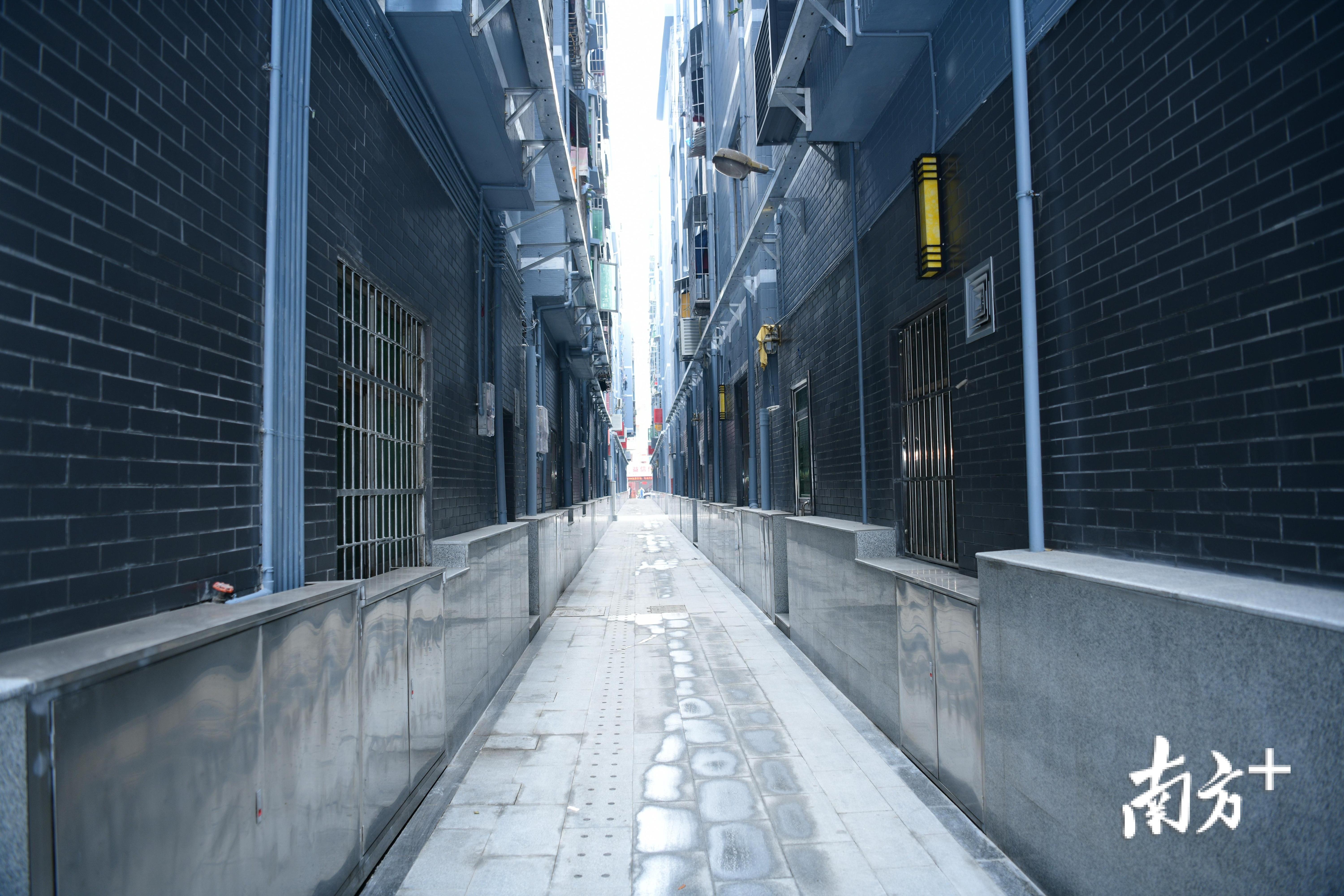 黄江镇以中山街和越秀街中间的后巷为示范点,实施"小巷子"整治工程