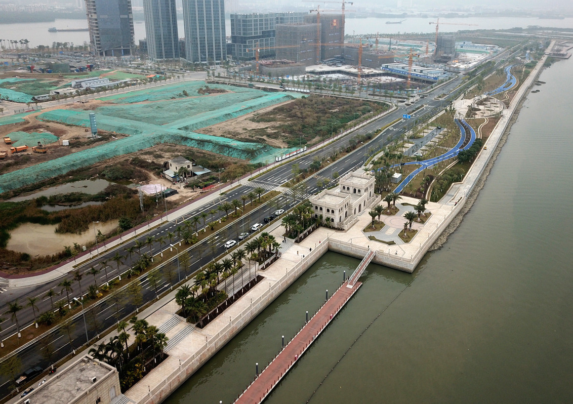 大海绵小海绵南沙明珠湾起步区践行海绵城市理念