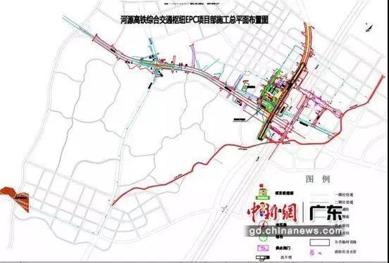 图为项目施工平面图。曹定国 摄