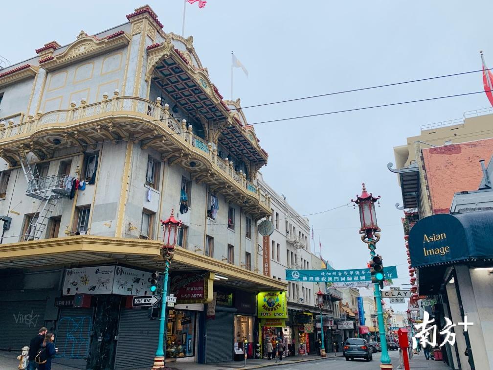 旧金山唐人街。