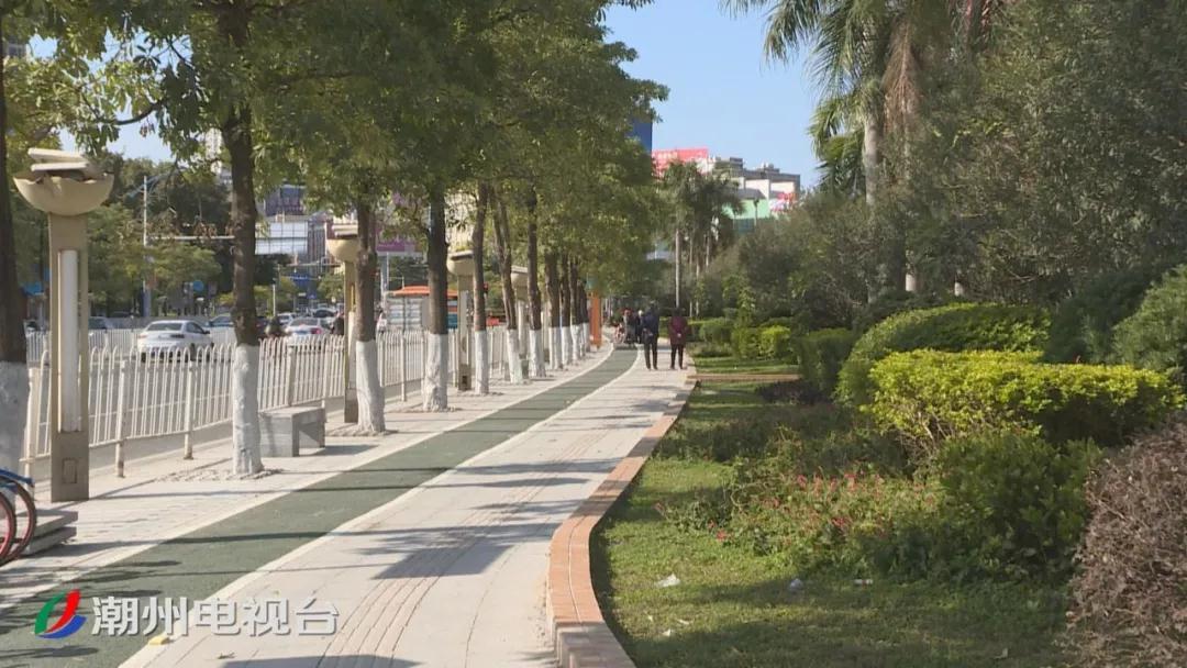 潮州市城区多条主要道路人行道改造基本完工