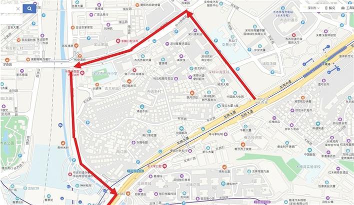 社会车辆绕行方案图 社会车辆绕行方案图