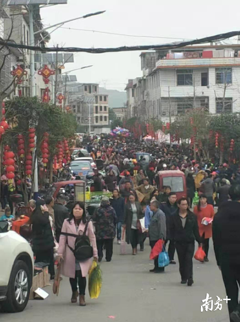 1月20日是龙坪镇2020年春节前的最后一个圩日,趁圩群众有数千人。 1月20日是龙坪镇2020年春节前的最后一个圩日,趁圩群众有数千人。