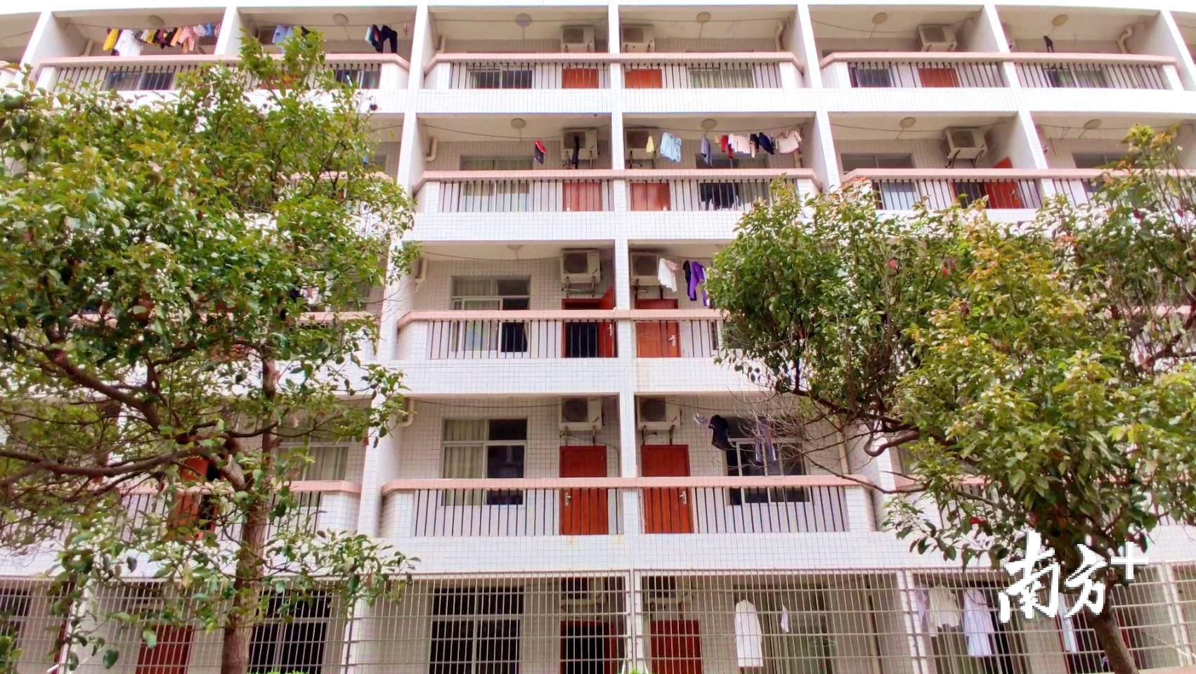 安置宿舍楼外景。