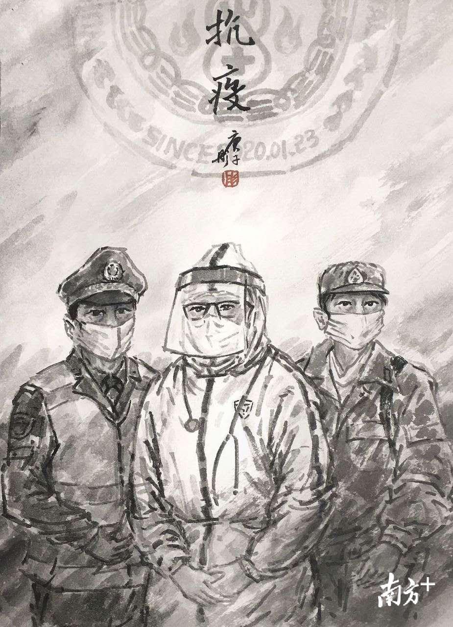 洪彤华《抗疫》 洪彤华《抗疫》