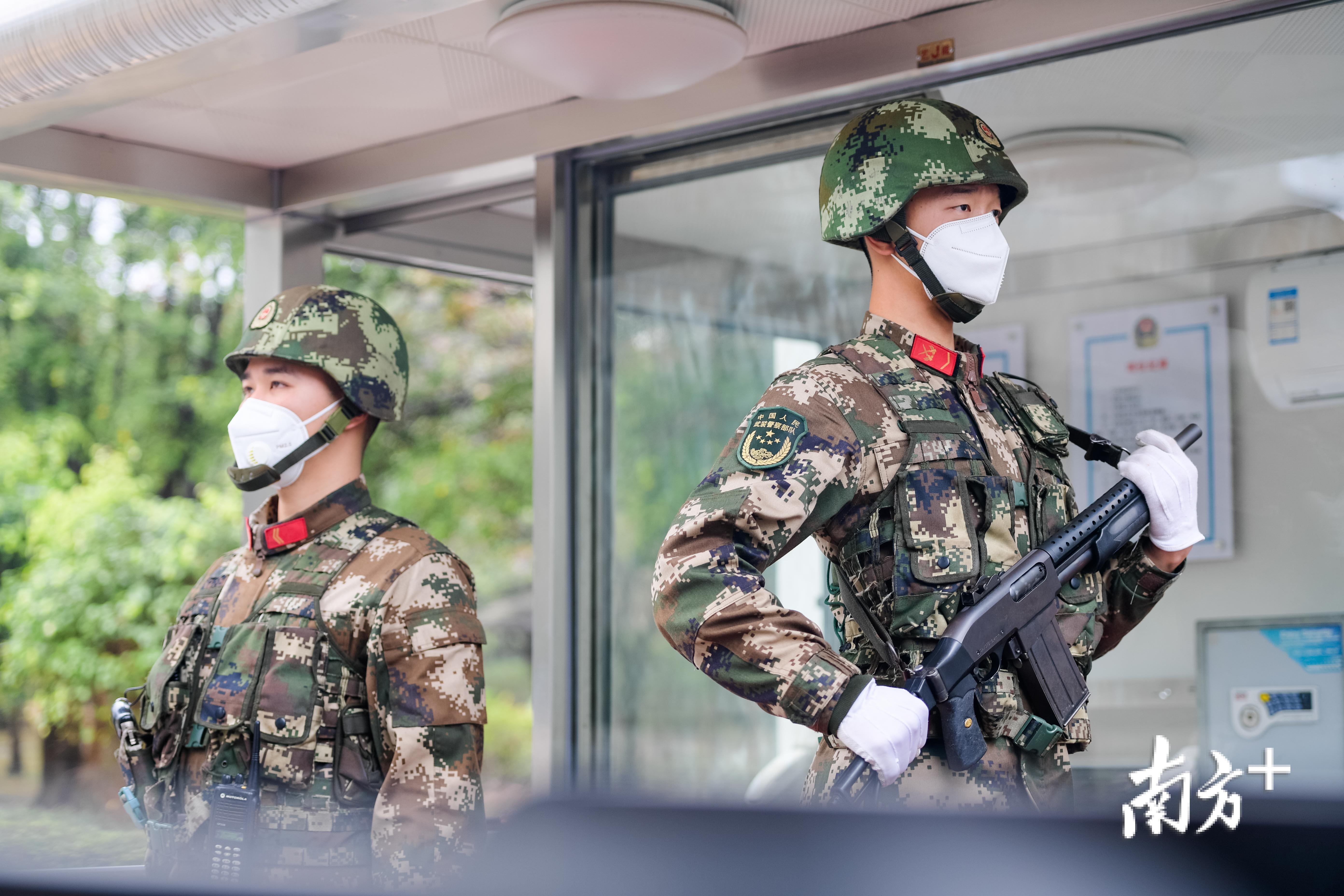 广州:武警部队全力做好病毒防疫工作